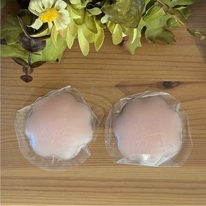 NEW! Pair of Silicone Pasties Nipple Covers REUSABLE Adhesive Back 2.5” Diameter